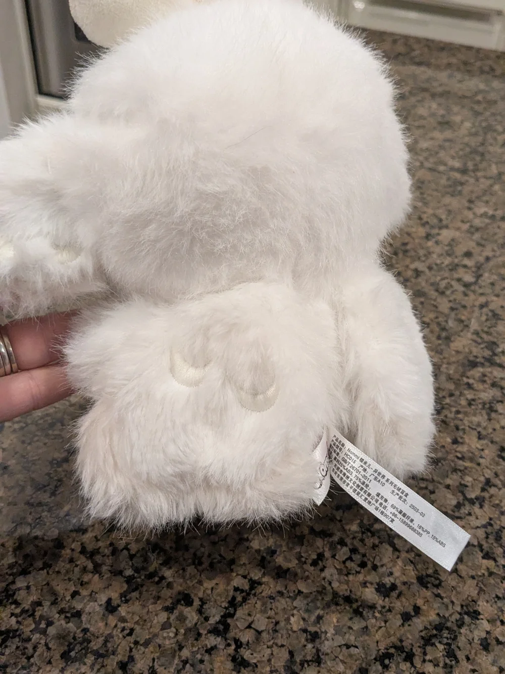 Nommi Fantasy World Series Plush White Lamb Doll with Bow